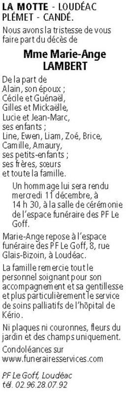 Image Annonce nécrologique
