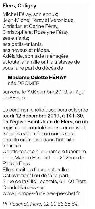 Image Annonce nécrologique