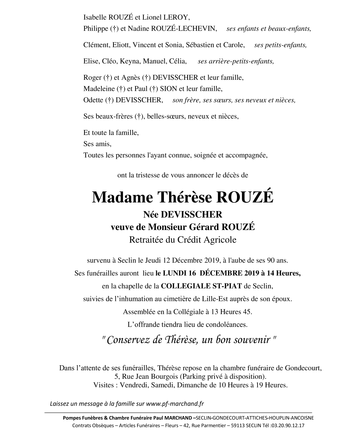 Image Pour voir le faire-part de Thérèse CLIQUEZ-ICI
