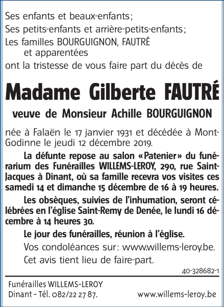 Image Annonce nécrologique