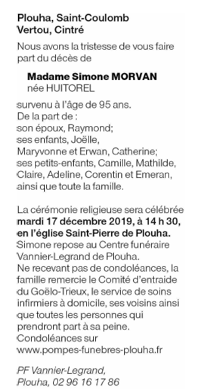 Image Annonce nécrologique