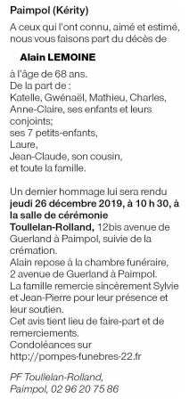 Image Annonce nécrologique