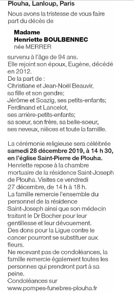 Image Annonce nécrologique