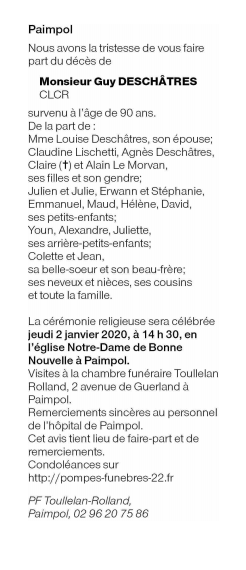 Image Annonce nécrologique