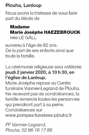 Image Annonce nécrologique