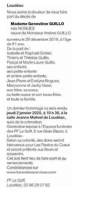 Image Annonce nécrologique