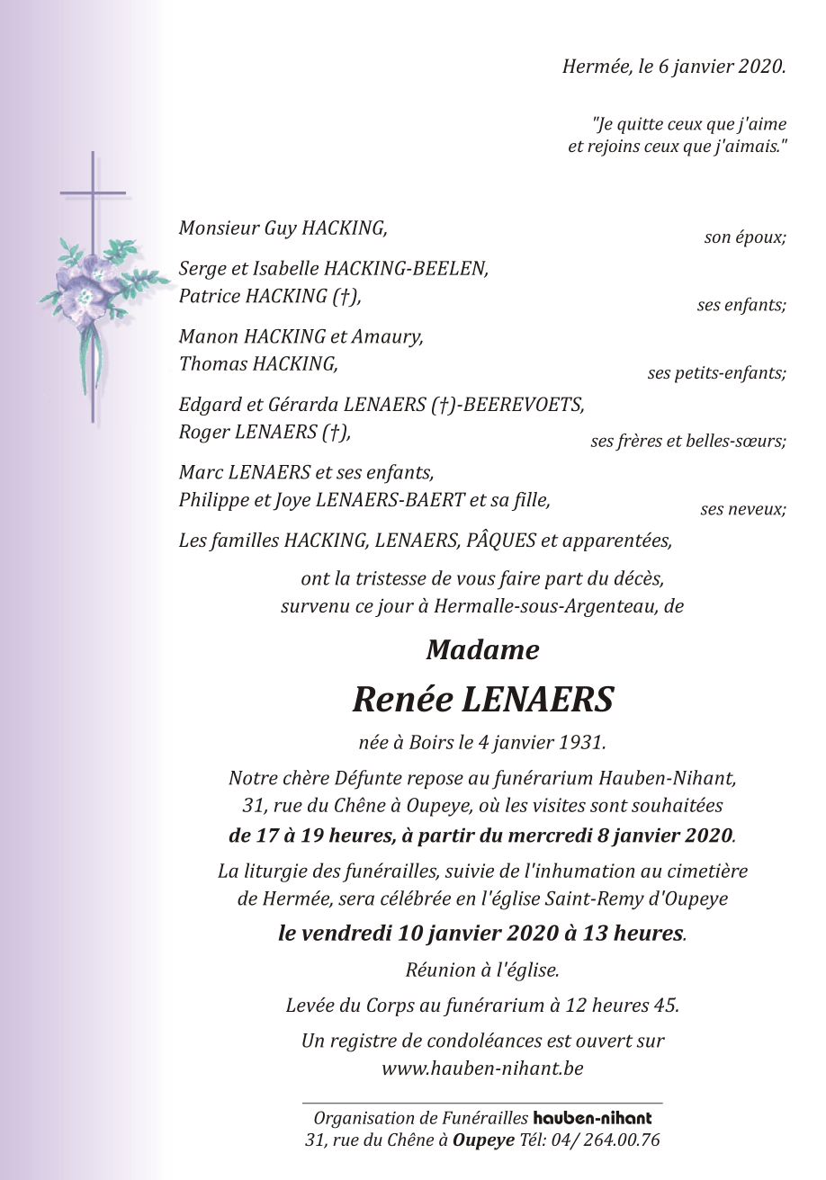 Image Annonce nécrologique
