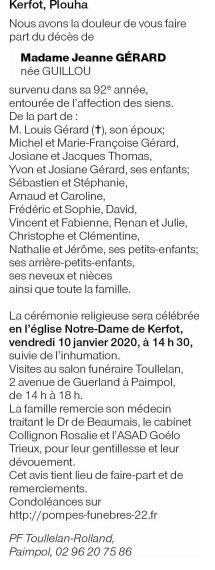 Image Annonce nécrologique
