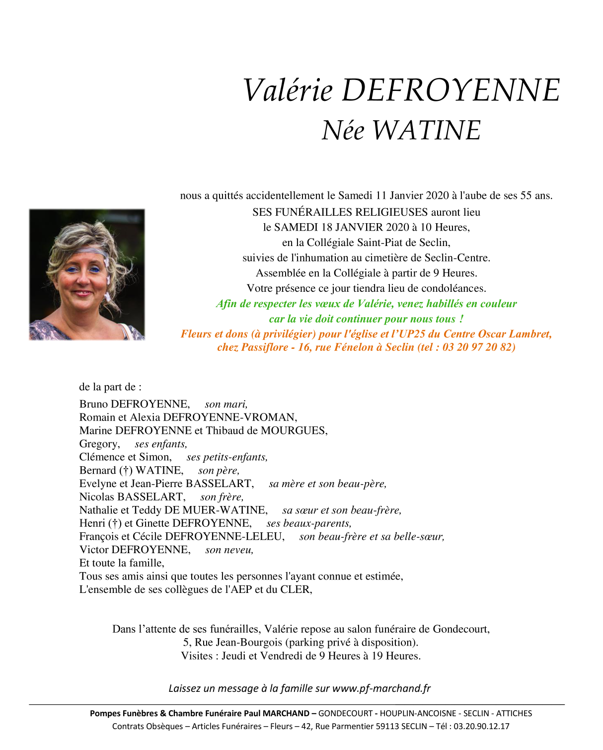 Image Pour voir le faire-part de Valérie CLIQUEZ-ICI
