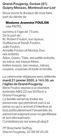 Image Annonce nécrologique