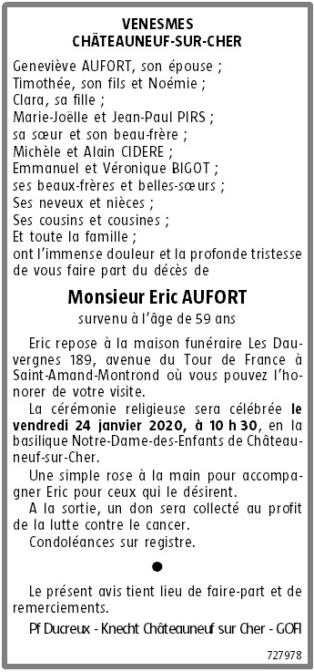 Image Annonce nécrologique