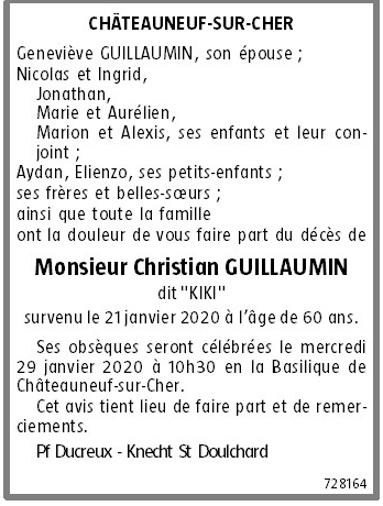 Image Annonce nécrologique