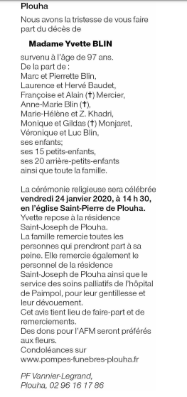 Image Annonce nécrologique