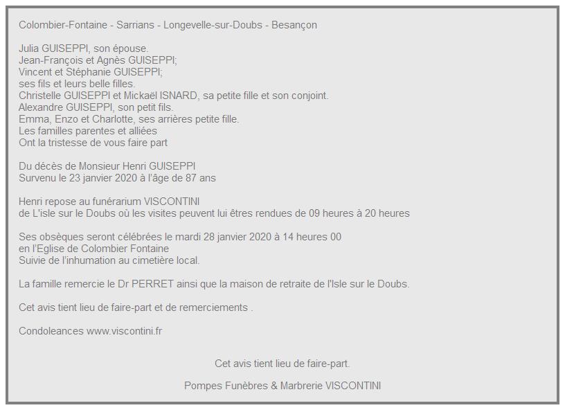 Image Annonce nécrologique