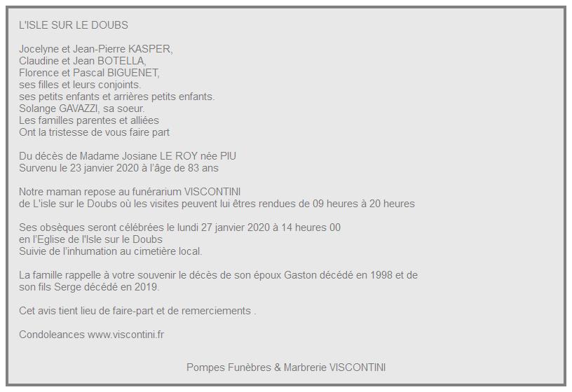 Image Annonce nécrologique