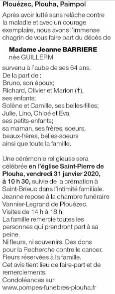 Image Annonce nécrologique