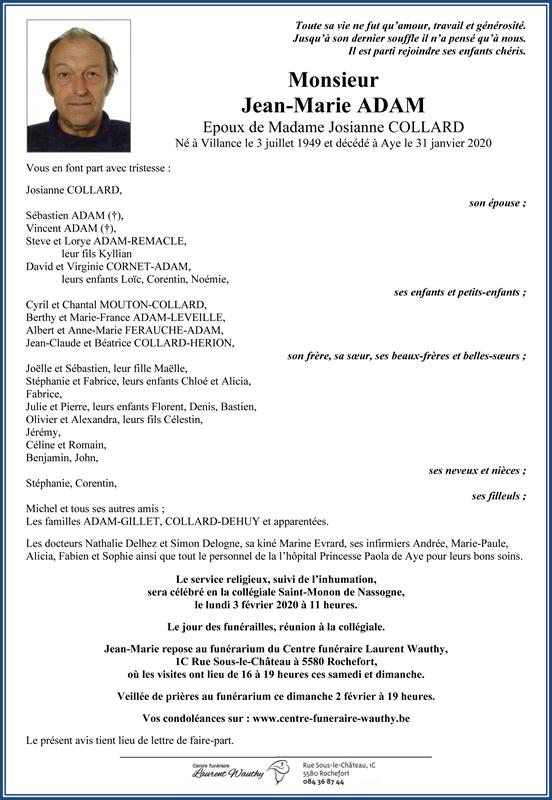 Image Annonce nécrologique