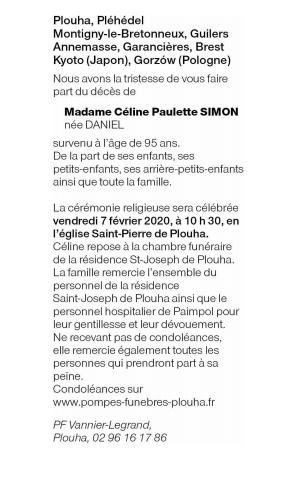 Image Annonce nécrologique