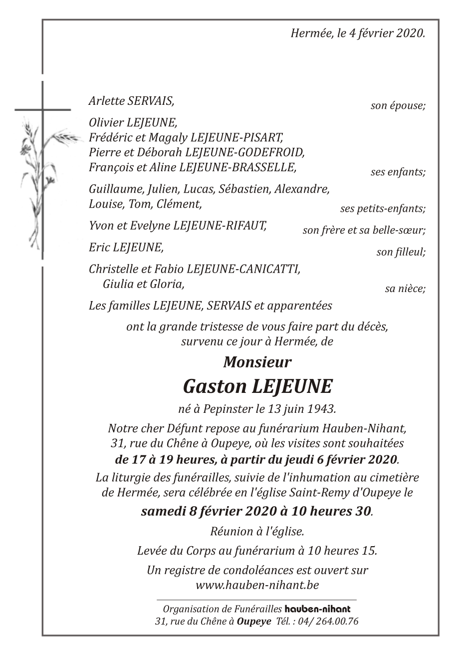 Image Annonce nécrologique
