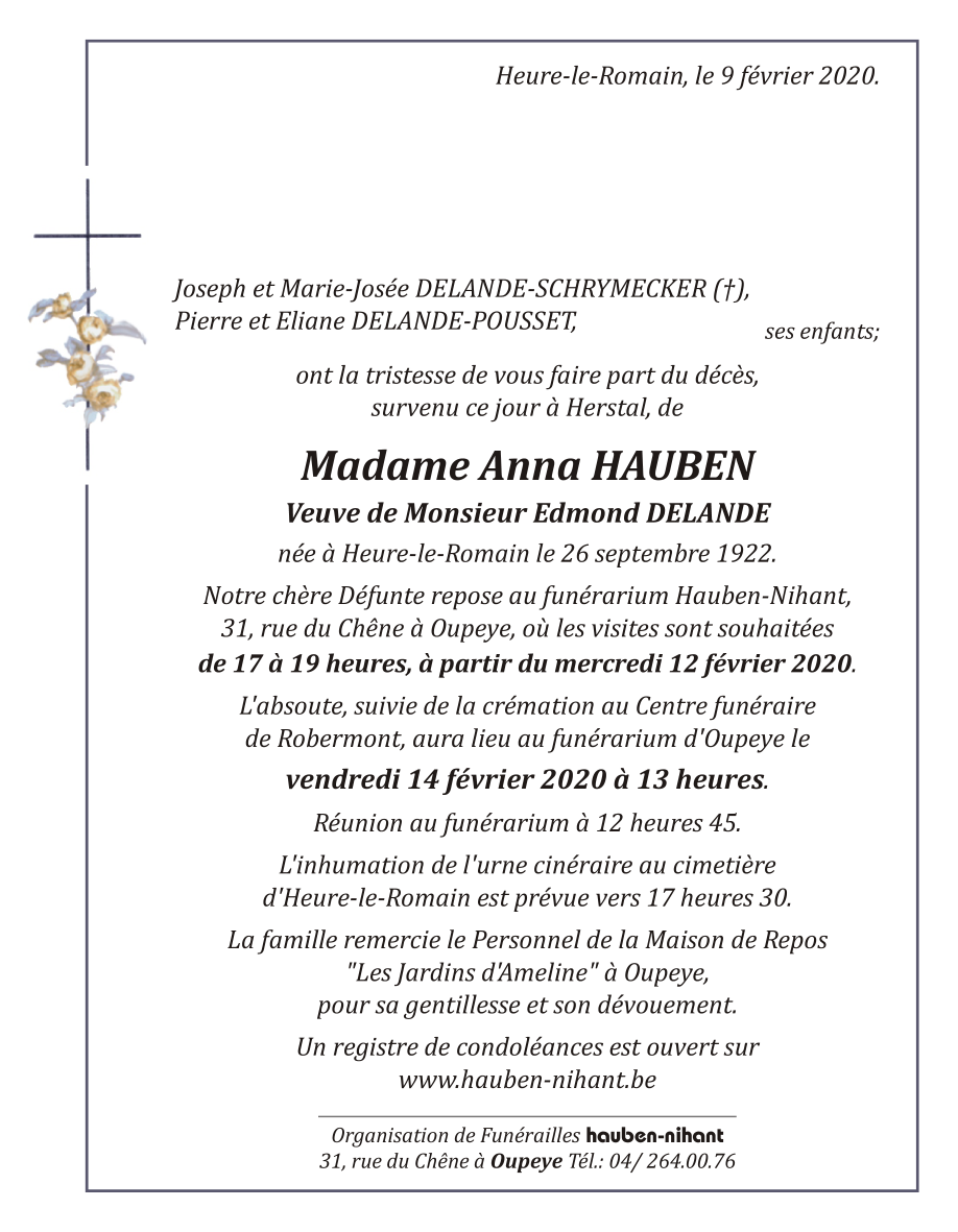 Image Annonce nécrologique