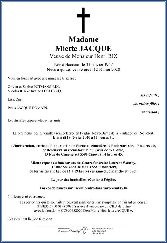 Image Annonce nécrologique