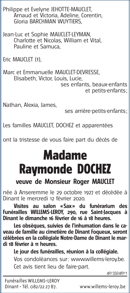 Image Annonce nécrologique
