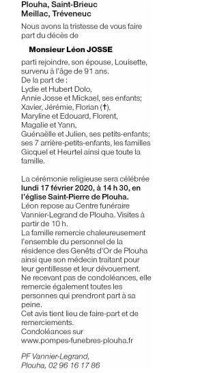 Image Annonce nécrologique