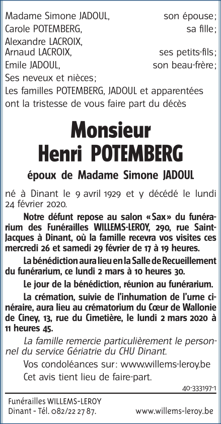 Image Annonce nécrologique