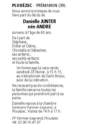Image Annonce nécrologique