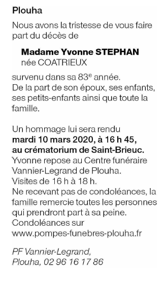 Image Annonce nécrologique