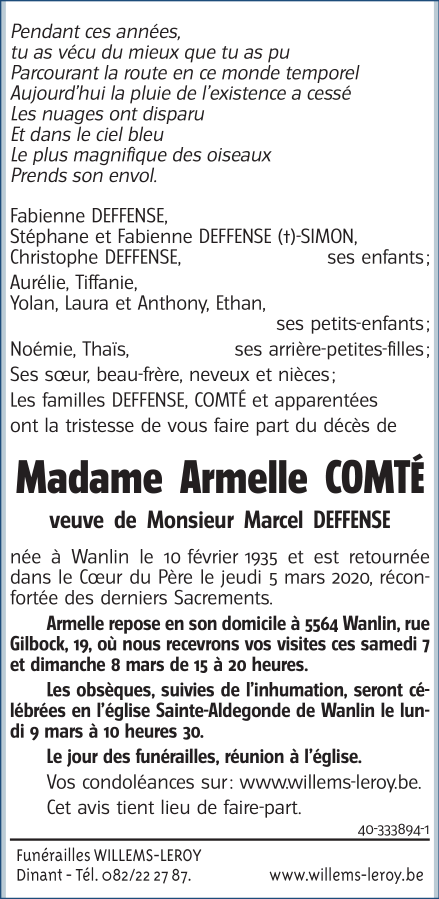 Image Annonce nécrologique