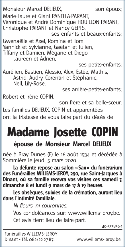 Image Annonce nécrologique