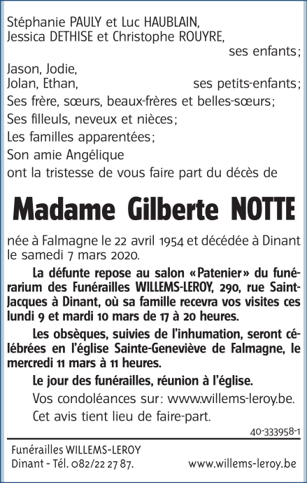 Image Annonce nécrologique