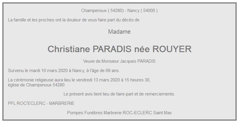 Image Annonce nécrologique