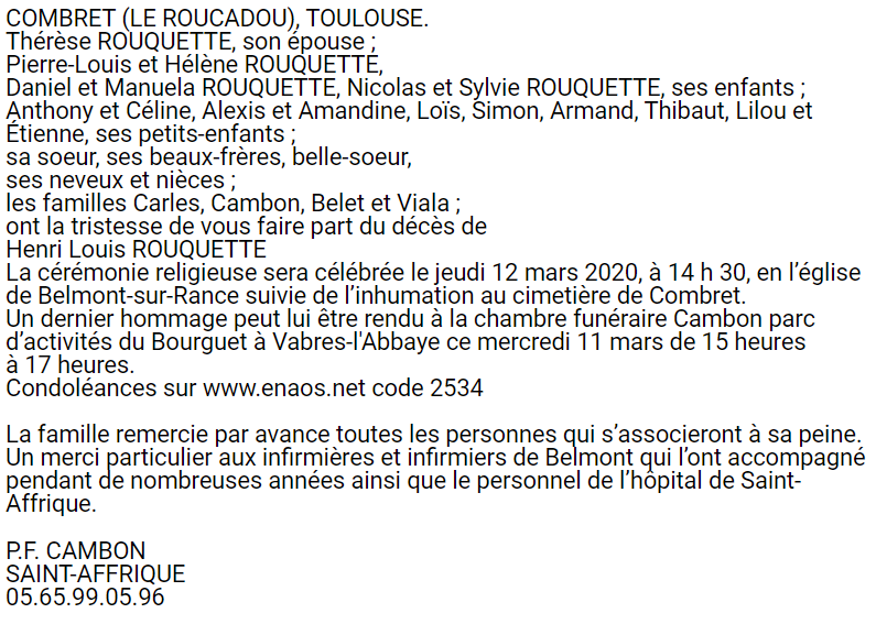 Image Annonce nécrologique