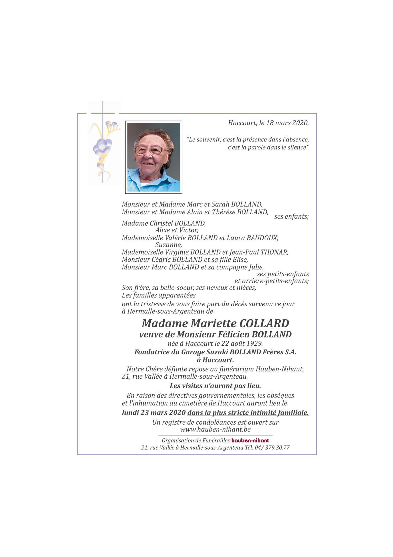 Image Annonce nécrologique