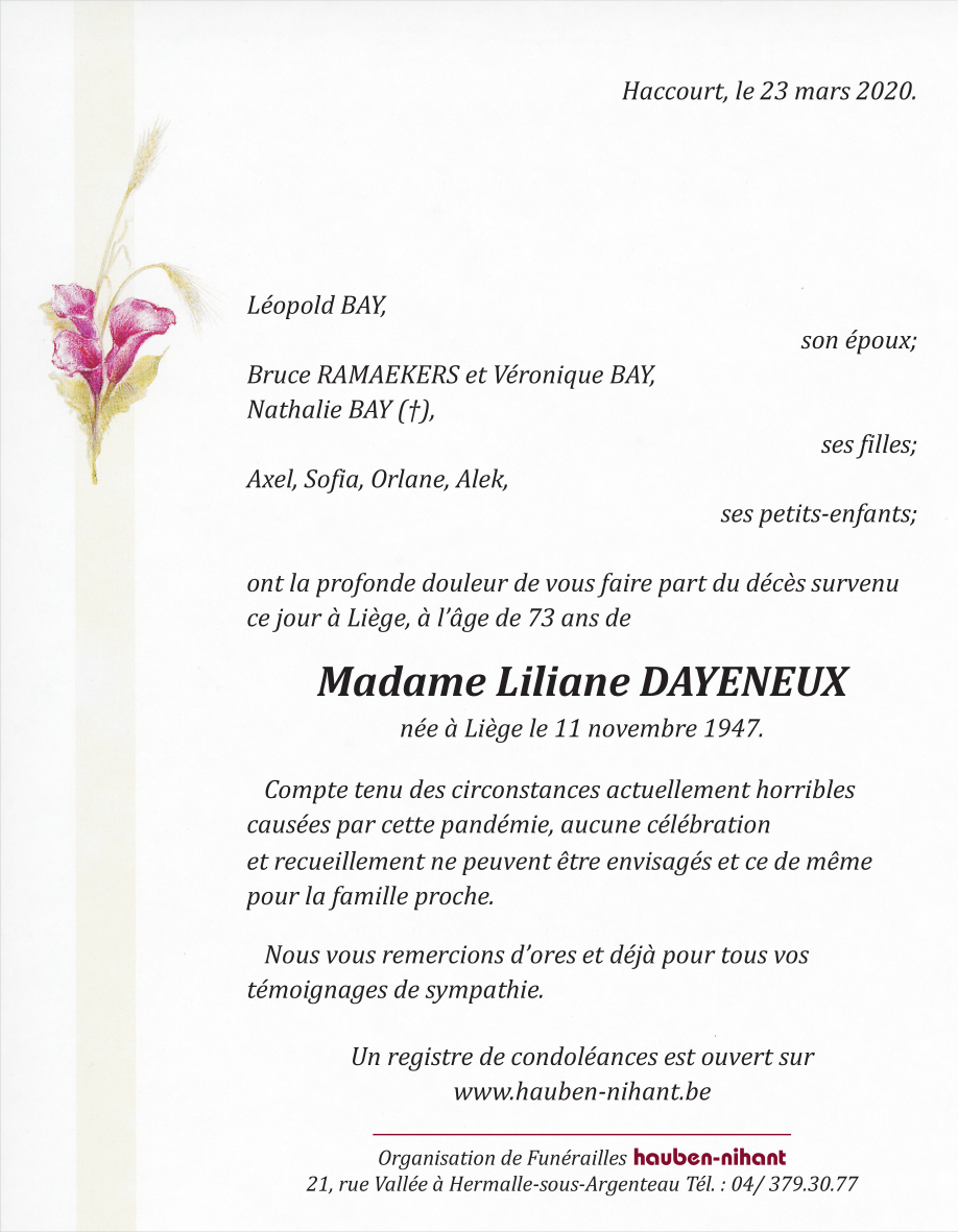 Image Annonce nécrologique
