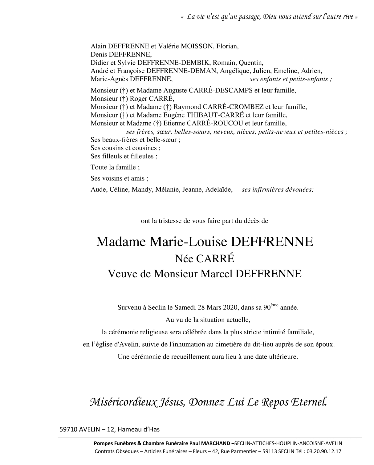 Image Pour voir le faire-part de Marie-Louise CLIQUEZ-ICI