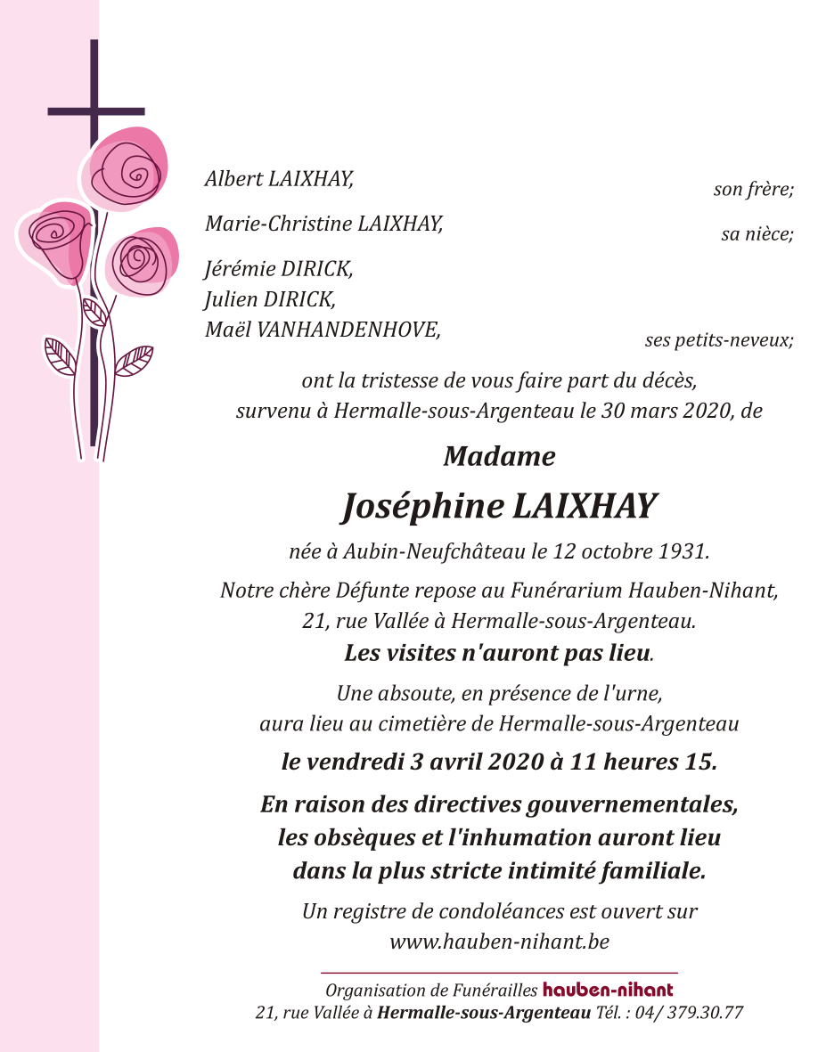 Image Annonce nécrologique