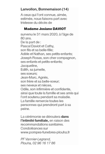 Image Annonce nécrologique