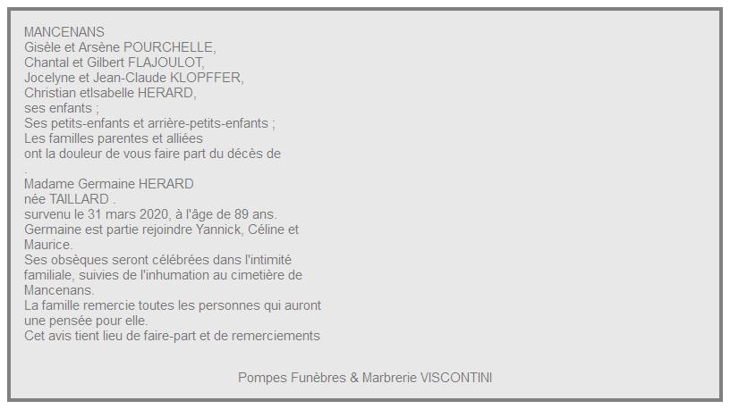Image Annonce nécrologique