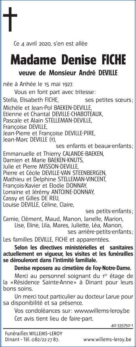 Image Annonce nécrologique