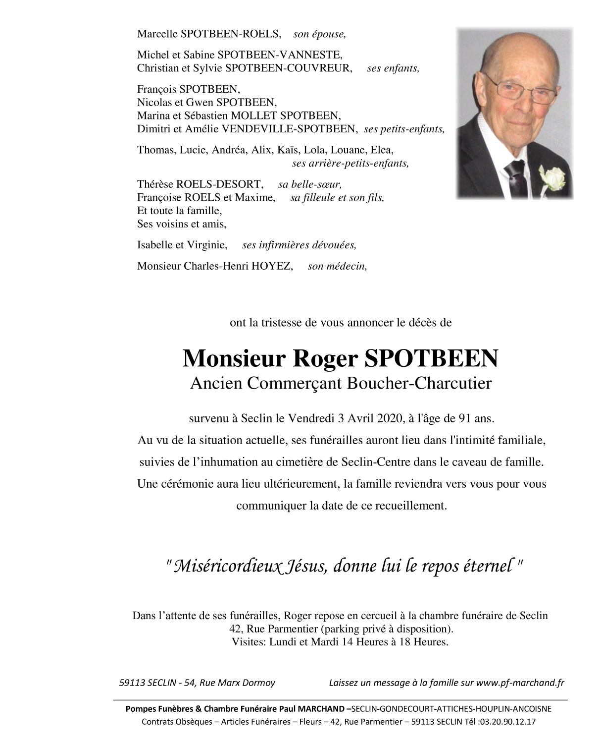Image Pour voir le faire-part de Roger CLIQUEZ-ICI