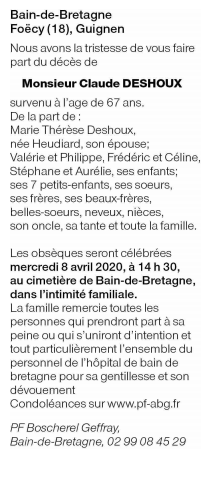 Image Annonce nécrologique