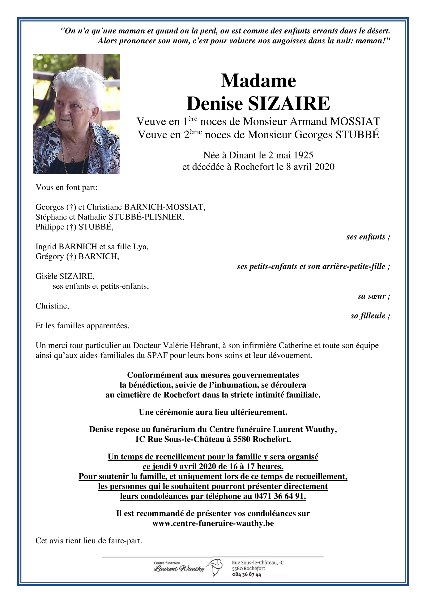 Image Annonce nécrologique