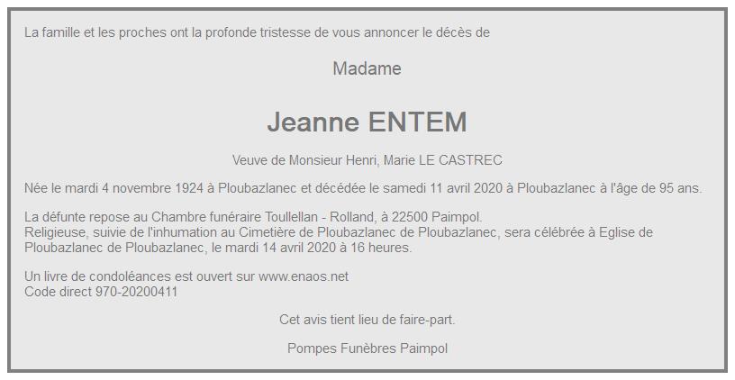Image Annonce nécrologique