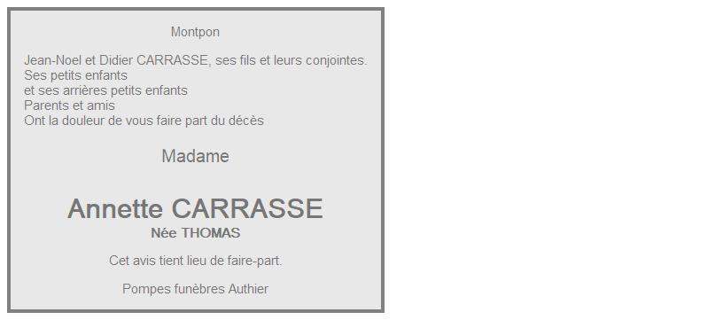 Image Annonce nécrologique