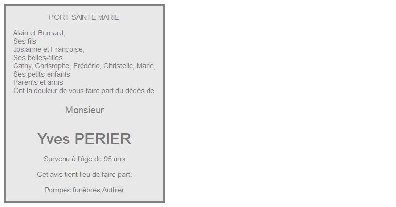 Image Annonce nécrologique
