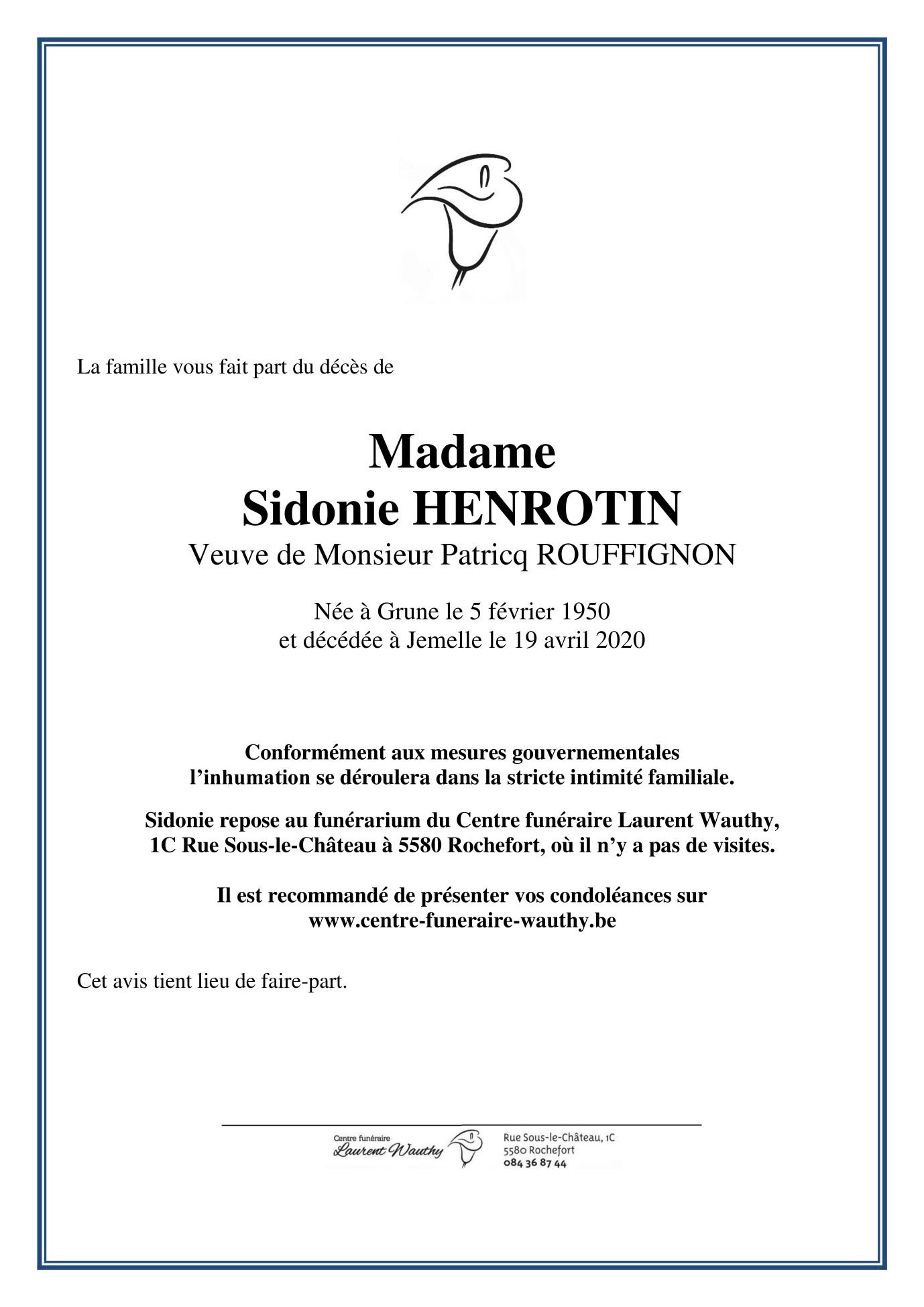 Image Annonce nécrologique