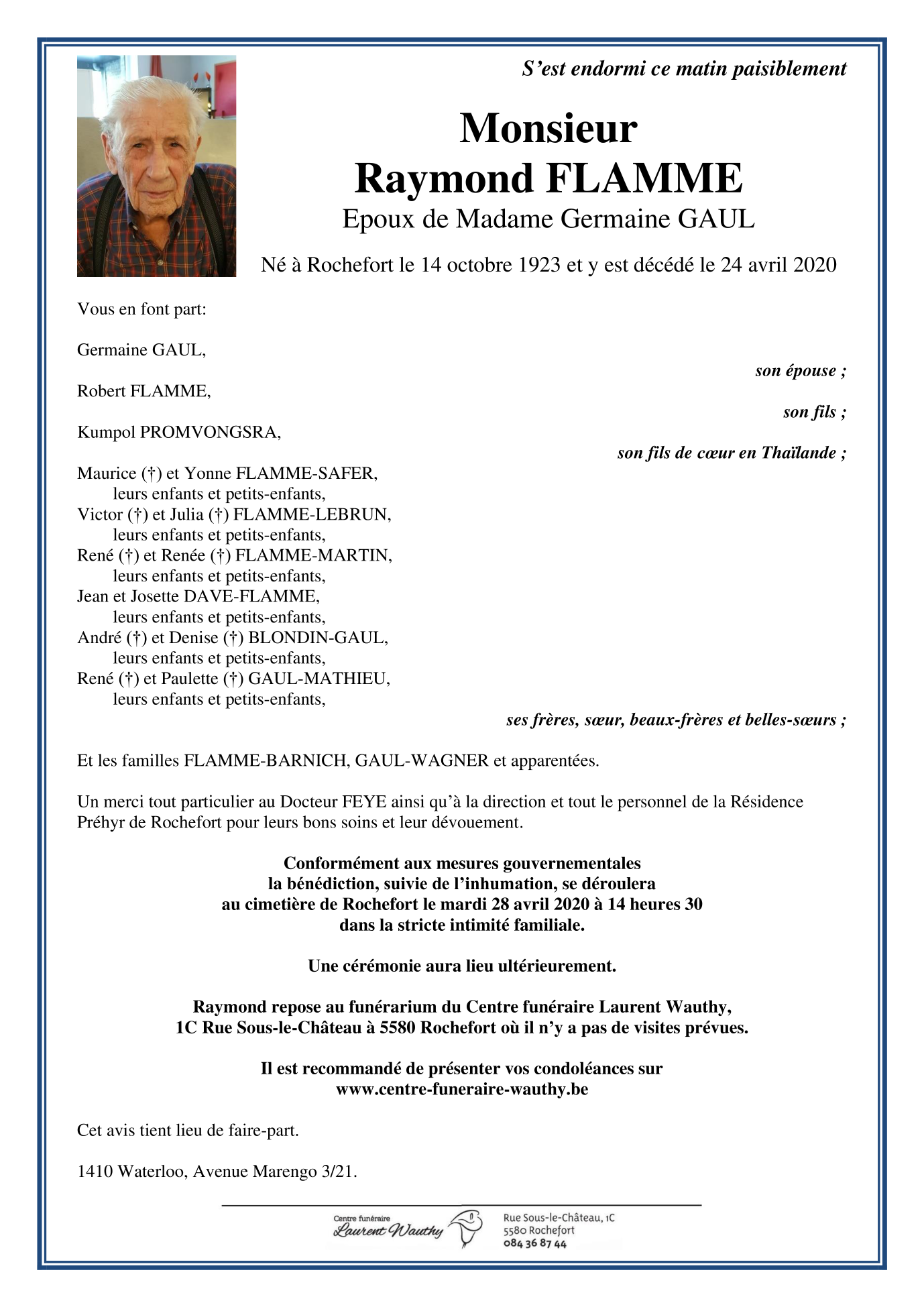 Image Annonce nécrologique